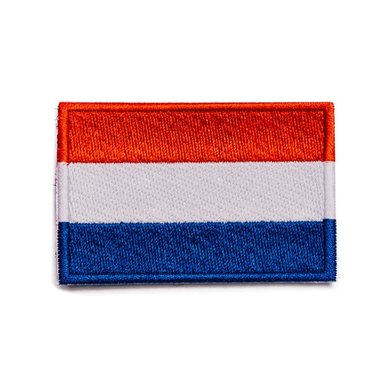 patch Nederlandse vlag van de voorkant