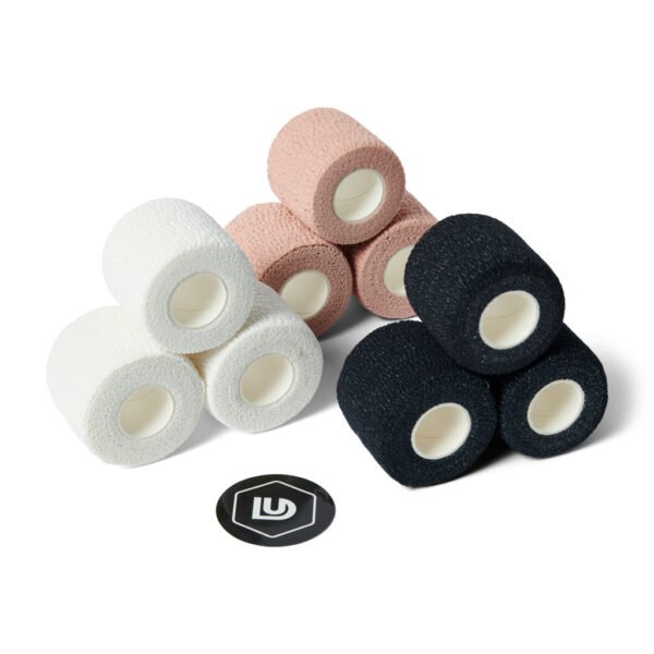 Grip tape voor crossfit zwart wit en beige 3 stuks